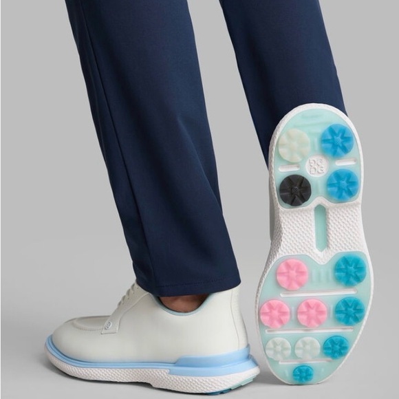 G/Fore Men’s Gallivan2r Split Toe Golf Shoes-White/Blue-Size 12 NIB⛳️ - Picture 5 of 12